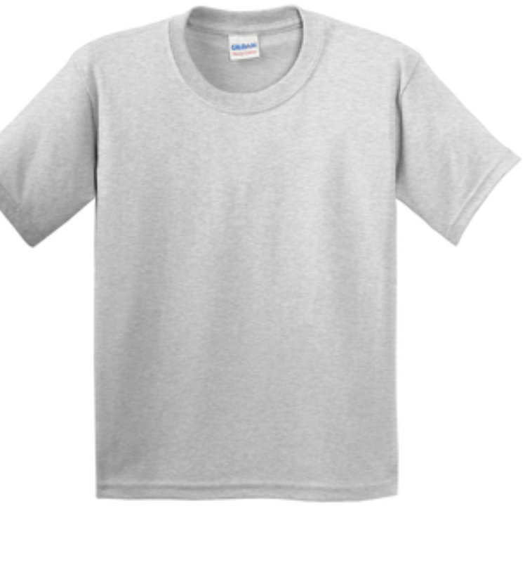 Gildan Youth S/S Shirts Ash Grey