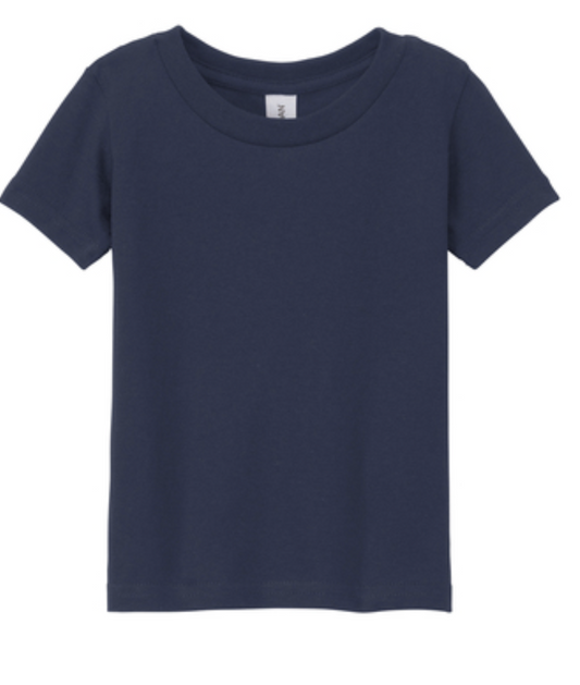Gildan-Toddler T Shirt-Navy