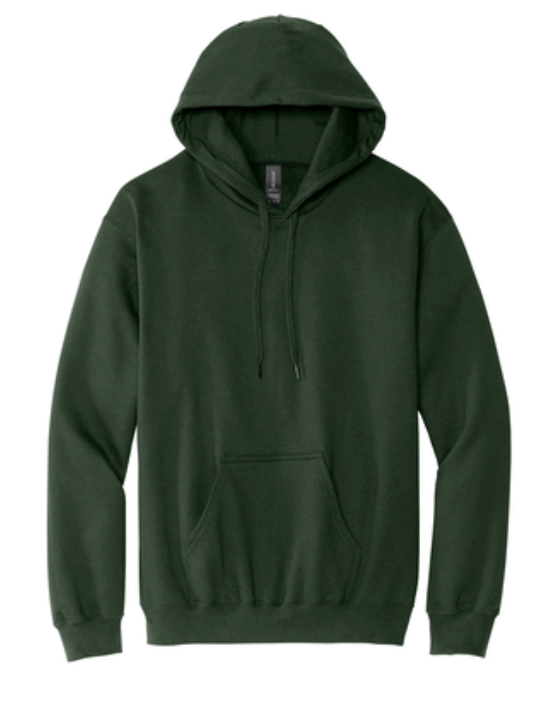 Gildan Forest Green Soft touch Hooded Sweatshirt Mens/Unisex Hoodies