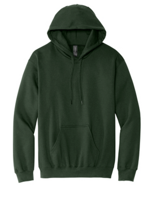 Gildan Forest Green Soft touch Hooded Sweatshirt Mens/Unisex Hoodies
