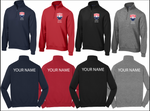 All American Quarter Zip Sweater