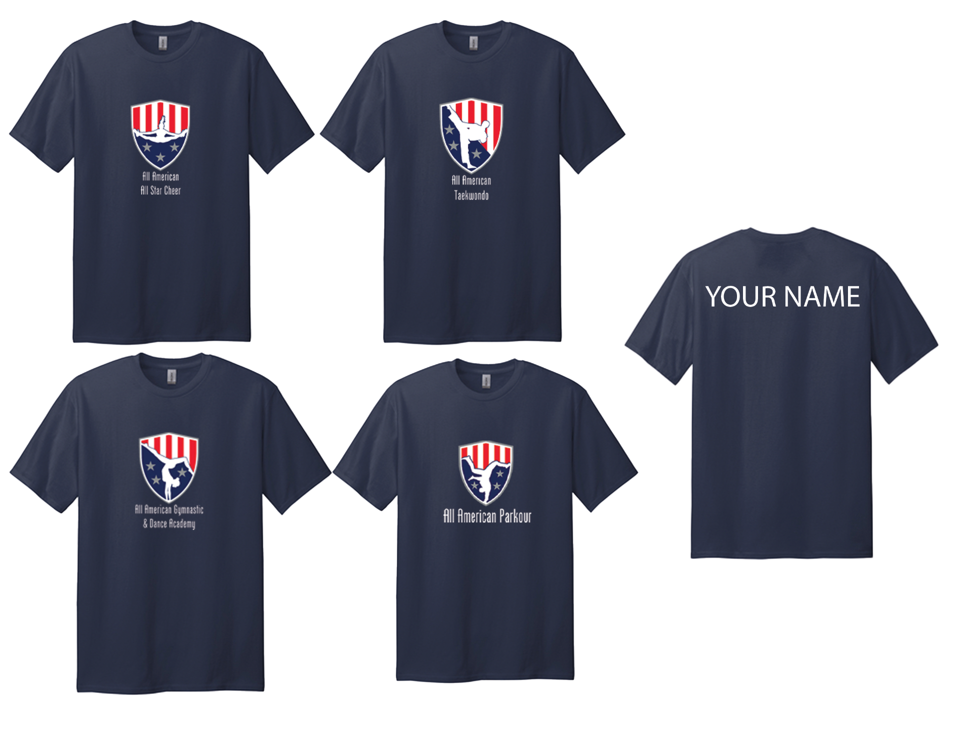 All American T-shirts