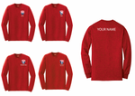 All American Gymnastics and Dance Academy Long Sleeve Shirts small logo