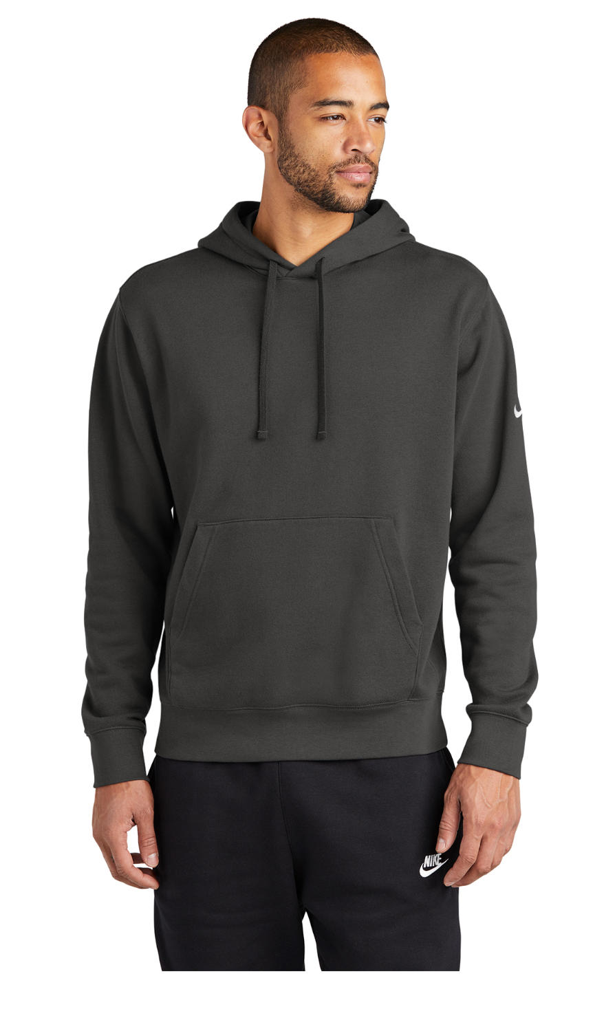 Nike Club Fleece Sleeve Swoosh Pullover Hoodie