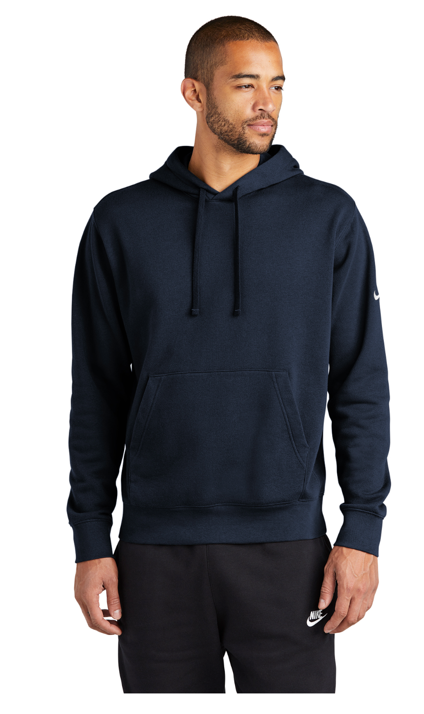 Nike Club Fleece Sleeve Swoosh Pullover Hoodie