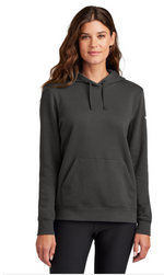 Nike Women's Club Fleece Sleeve Swoosh Pullover Hoodie