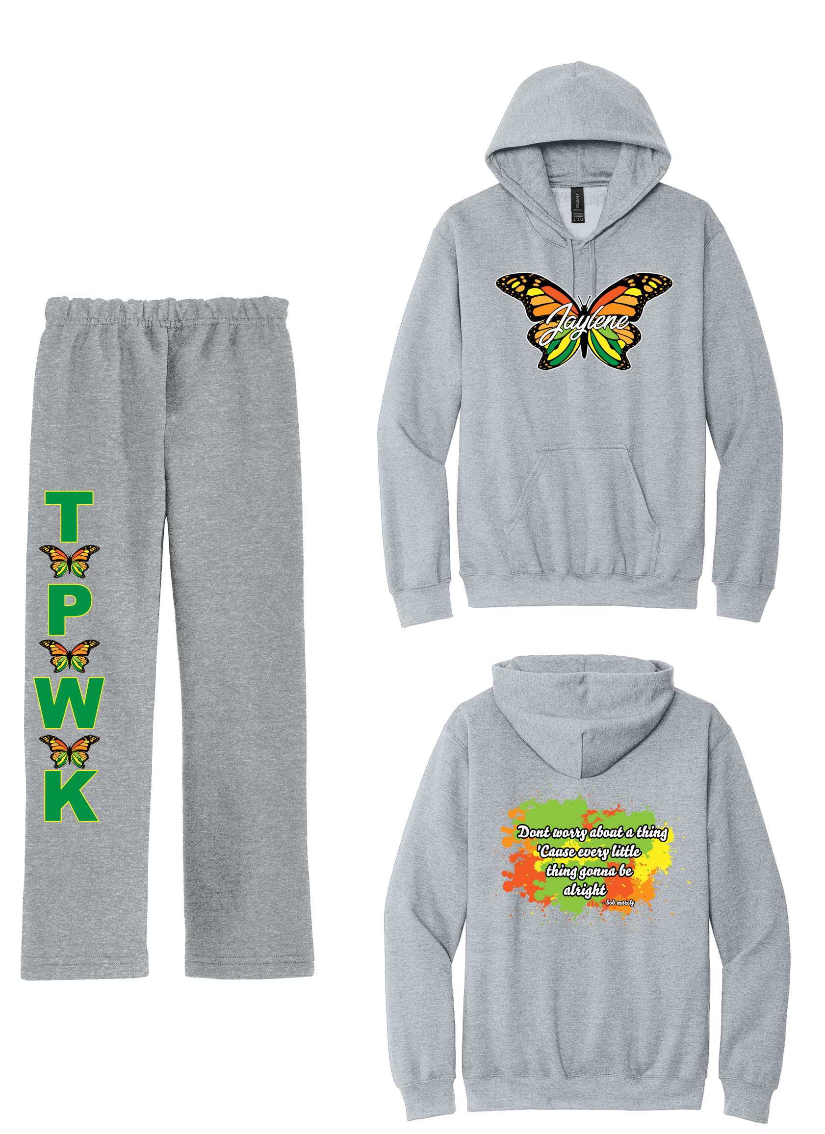 Bob Marley Sweat Suit (Jaylene)