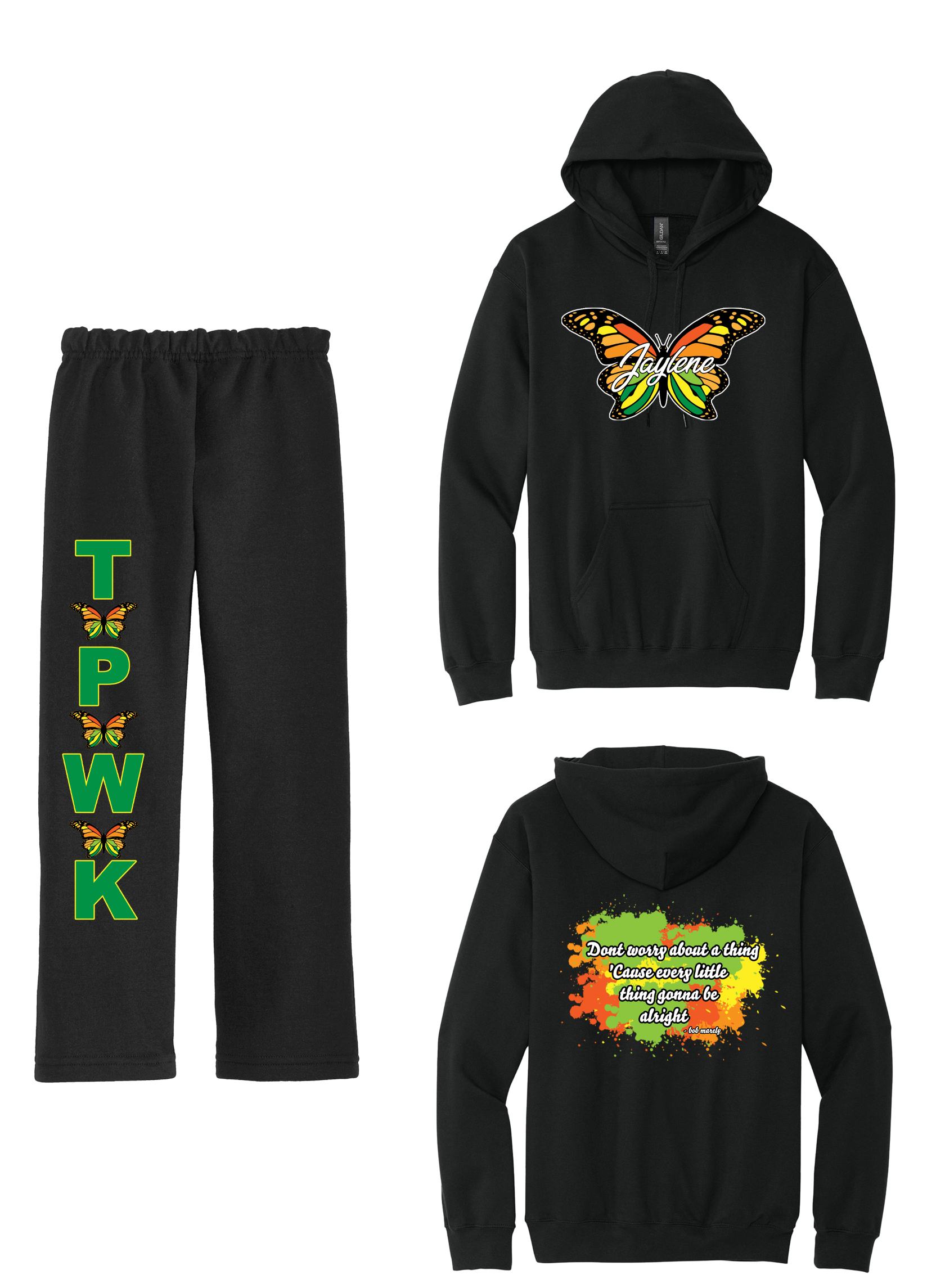 Bob Marley Sweat Suit (Jaylene)