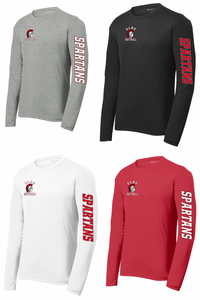2025 Sport-Tek® PosiCharge® RacerMesh® Long Sleeve Tee ELHS Spartans Softball (ELHS Softball)