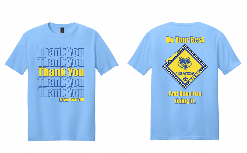 Thank You/Do Your Best (Pack 266) T-shirts