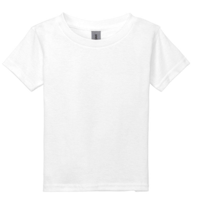 Gildan-Toddler T Shirt-White