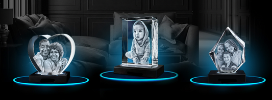 3D Photo Crystal Blocks