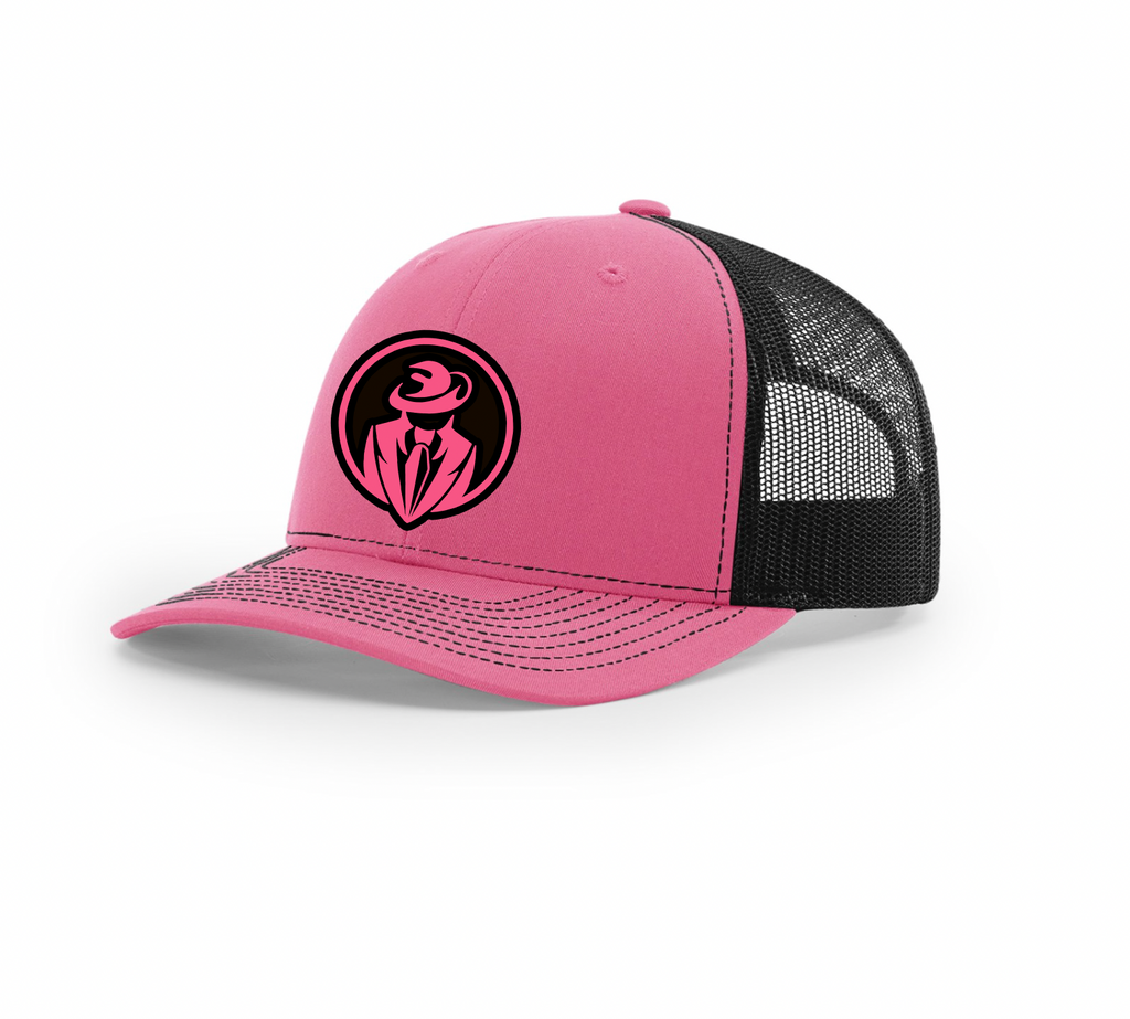Hot Pink Trucker Hat with Black Mesh (The Dance Dad Mafia)