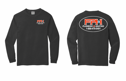 FPH Plumbing Comfort Colors Long Sleeve Shirt