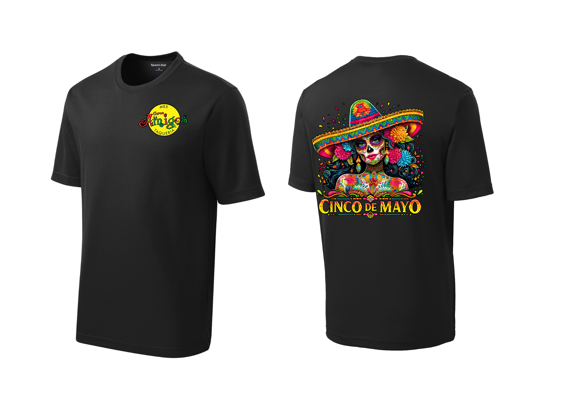 Three Amigos Cinco de Mayo Performance T Shirt