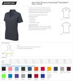SportTek Ladies RacerMesh Polo