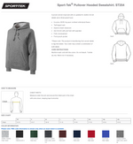 Sport-Tek Pullover Hooded Sweatshirt