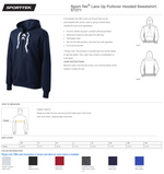 Sport-Tek® Lace Up Pullover Hooded Sweatshirt