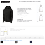 Sport-Tek® Hooded Soft Shell Jacket