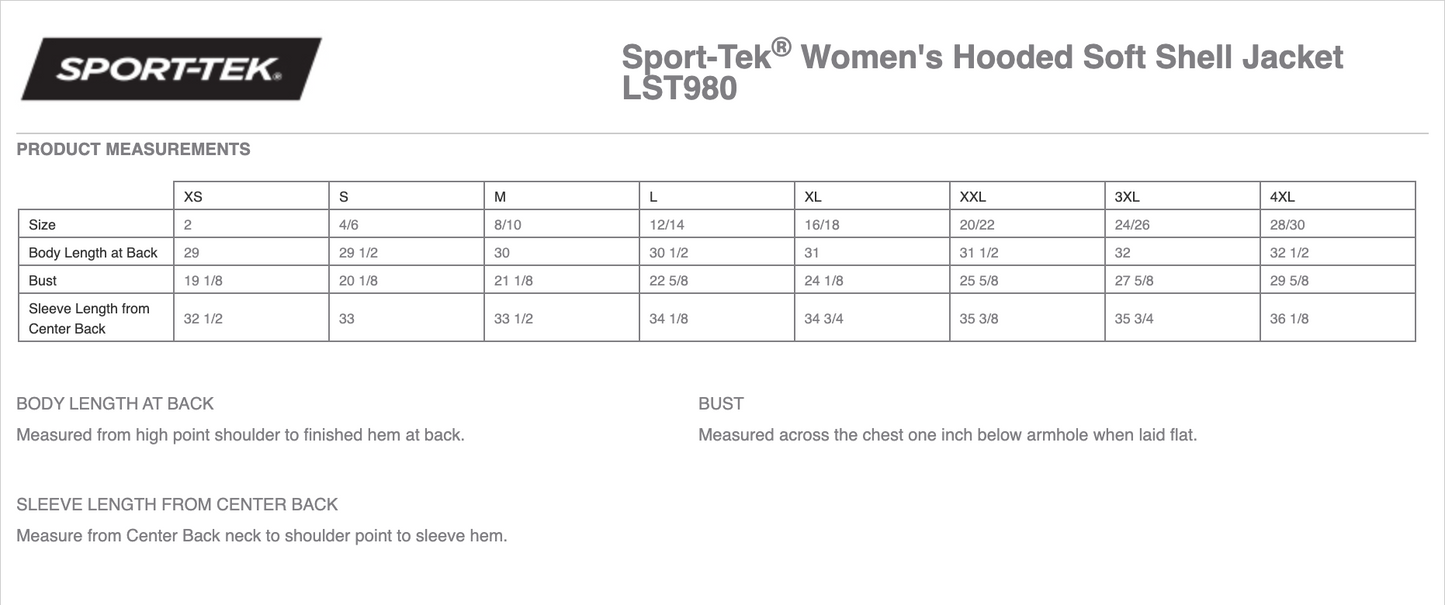 Sport-Tek® Ladies Hooded Soft Shell Jacket