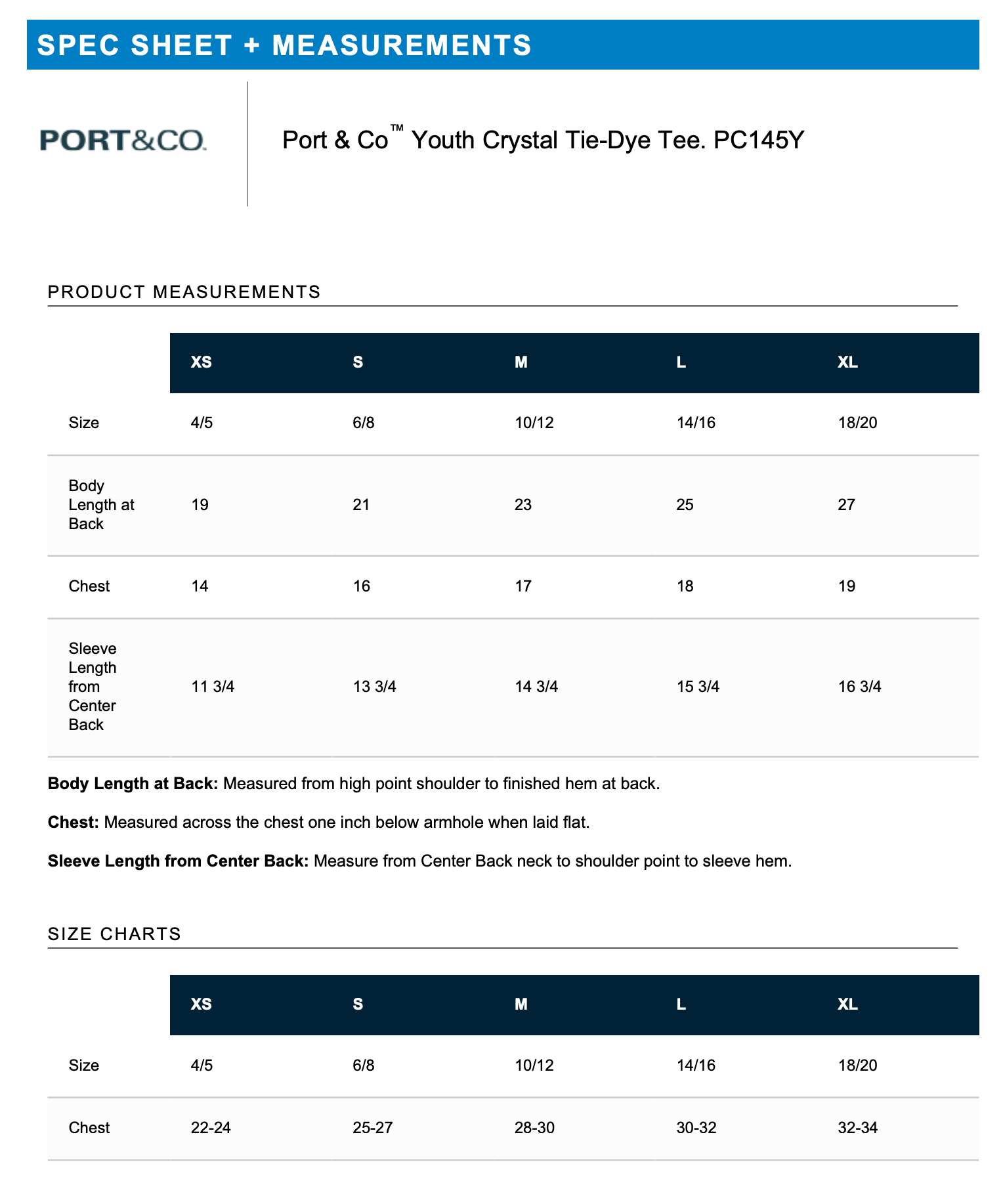 Eli Terry Tie Dye T-Shirts - Youth Sizes