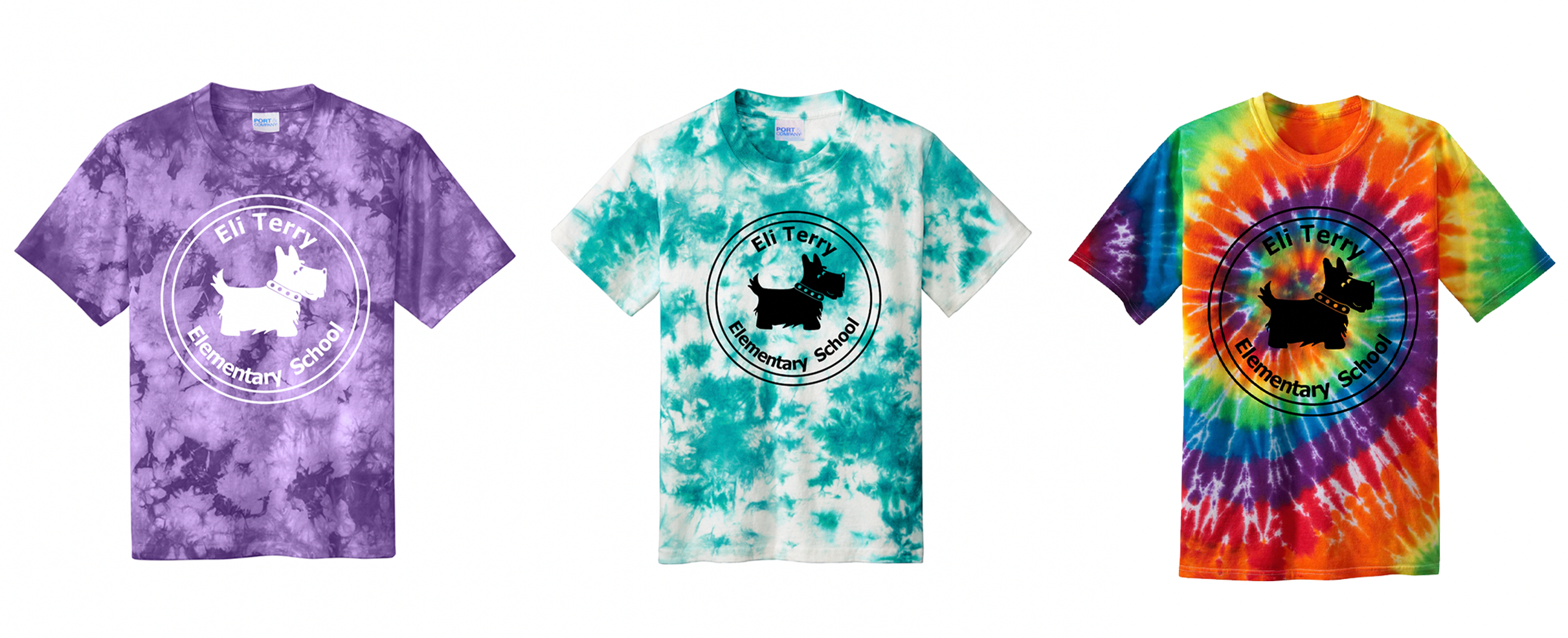 Eli Terry Tie Dye T-Shirts - Youth Sizes