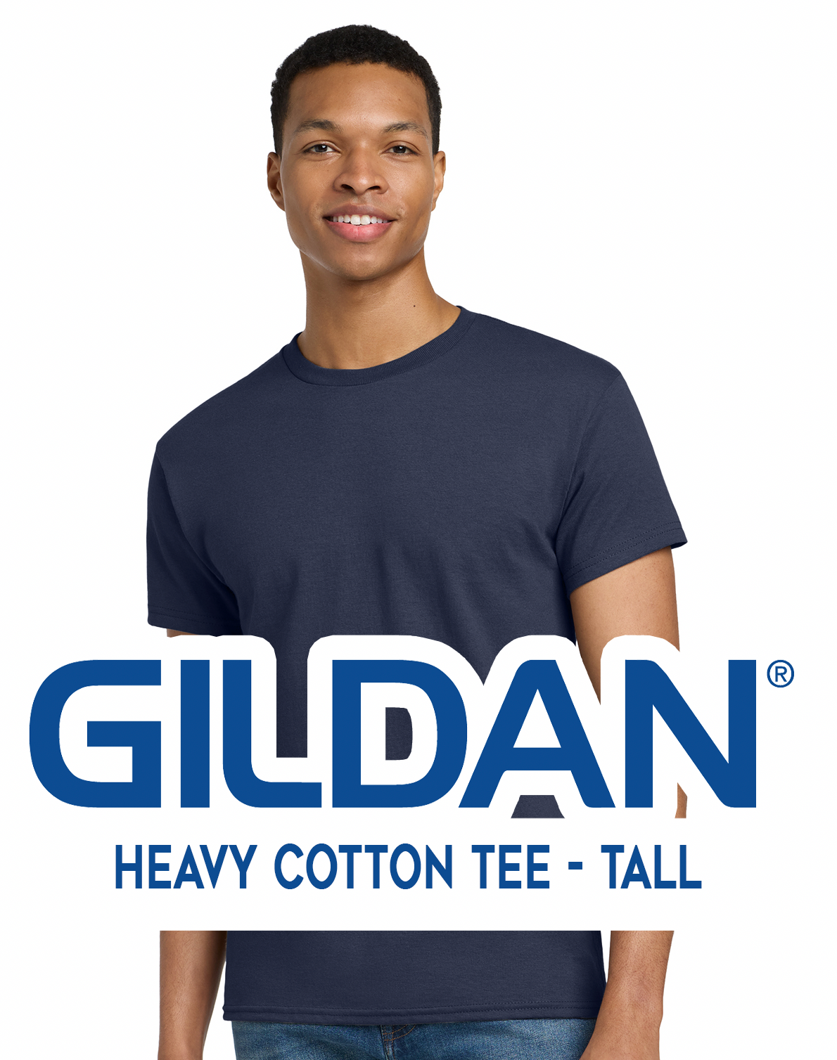 Gildan Heavy Cotton Mens/Unisex TALL Short Sleeve