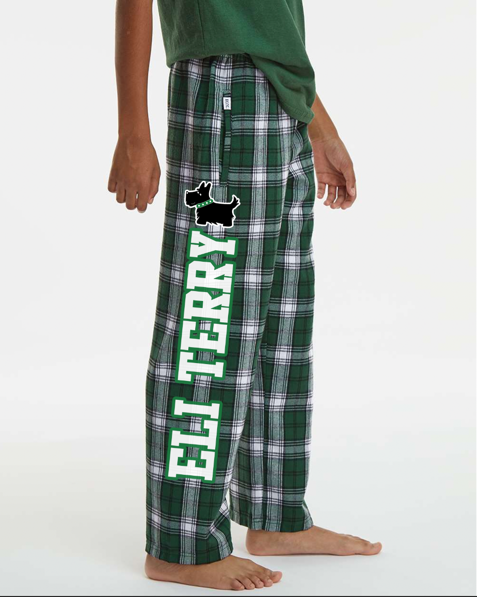 Eli Terry Elementary School Plaid Pajama Bottoms