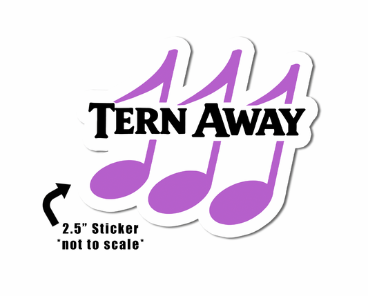 Tern Away Band Sticker