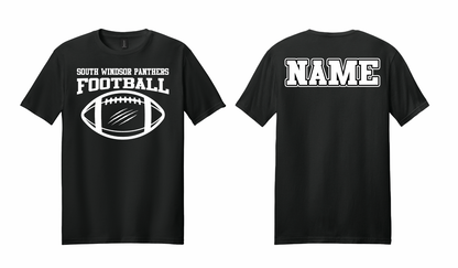 Panthers Ripped Football T Shirt