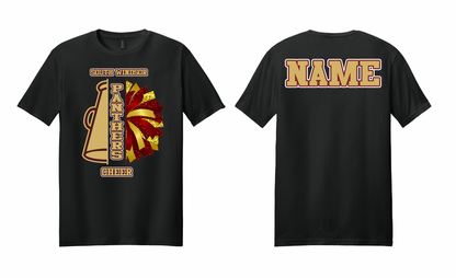 Panthers Cheer Pom/Megaphone T Shirt