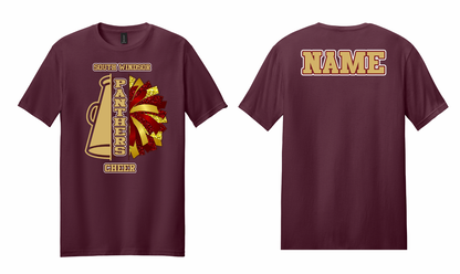 Panthers Cheer Pom/Megaphone T Shirt