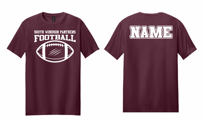 Panthers Ripped Football T Shirt