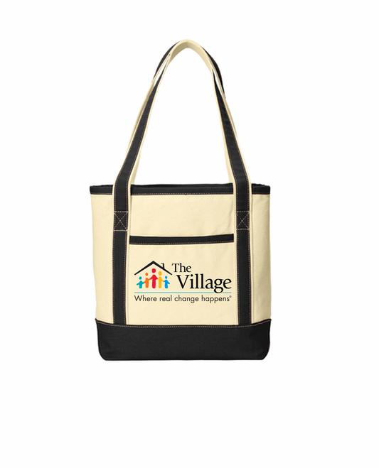 The Village Canvas Tote Bag