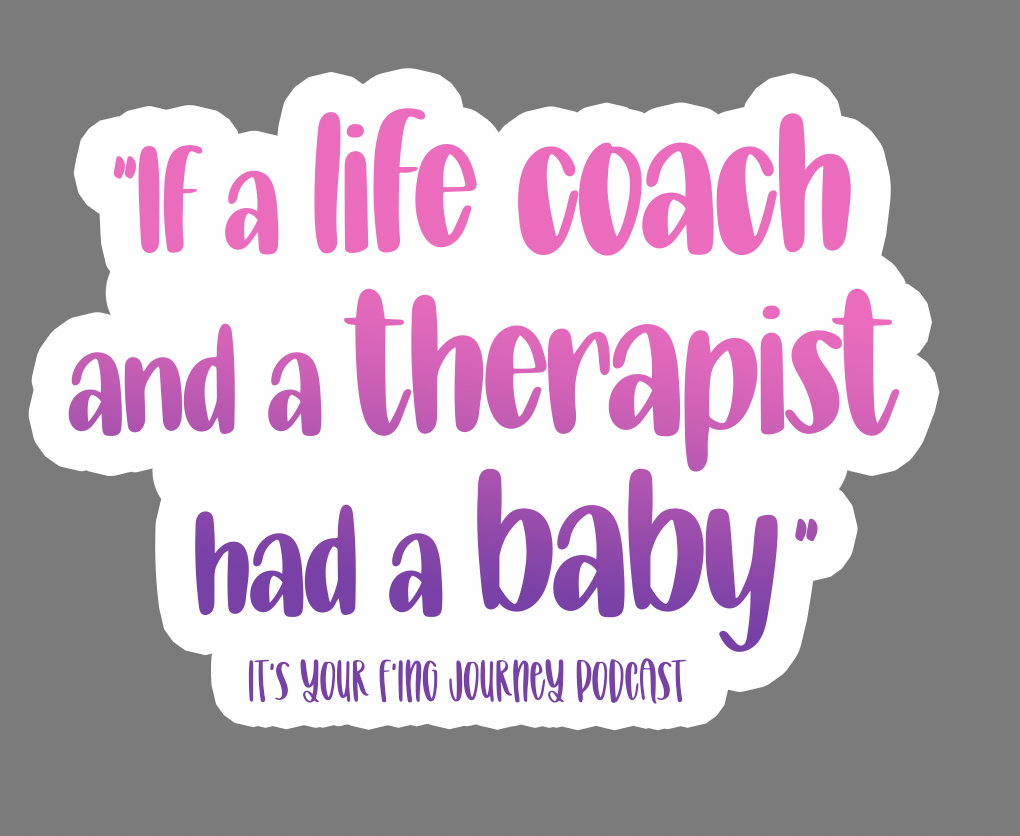 Life Coach and Therapist 2.5" Sticker