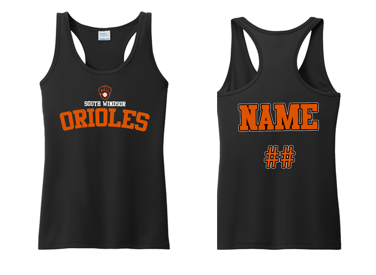 Women's Orioles Racerback Tank LPC380TT