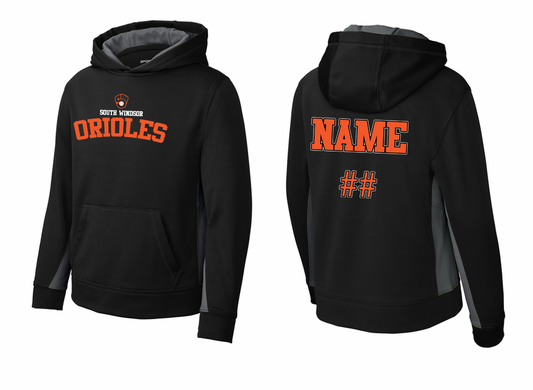 Orioles Youth Color block Hoodie YST235