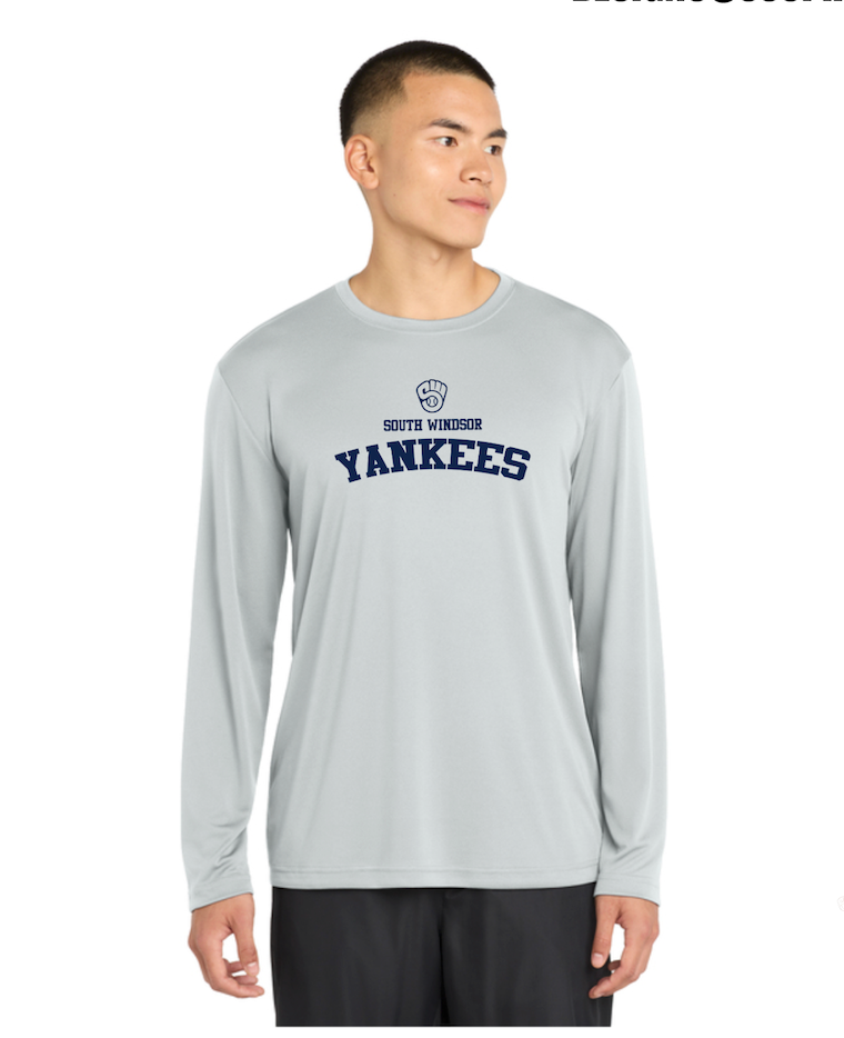 Yankees Moisture-Wicking Long-Sleeve ST350LS/YST350LS