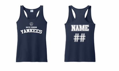 Women's Yankees Racerback Tank LPC380TT