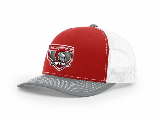 Spartans Youth Softball Trucker Hat with Leather Patch