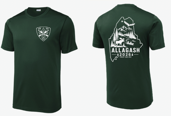 Allagash 2026 Performance Short sleeve (Troop 260/262)