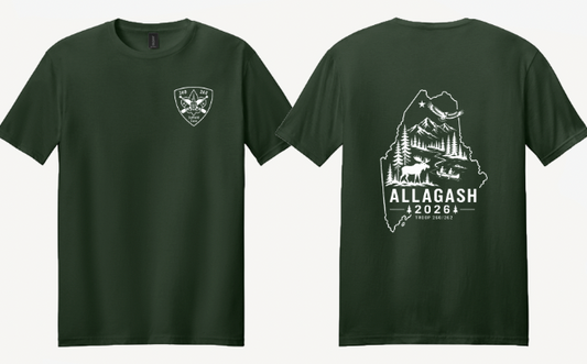 Allagash 2026 Cotton Short sleeve 5000 (Troop 260/262)