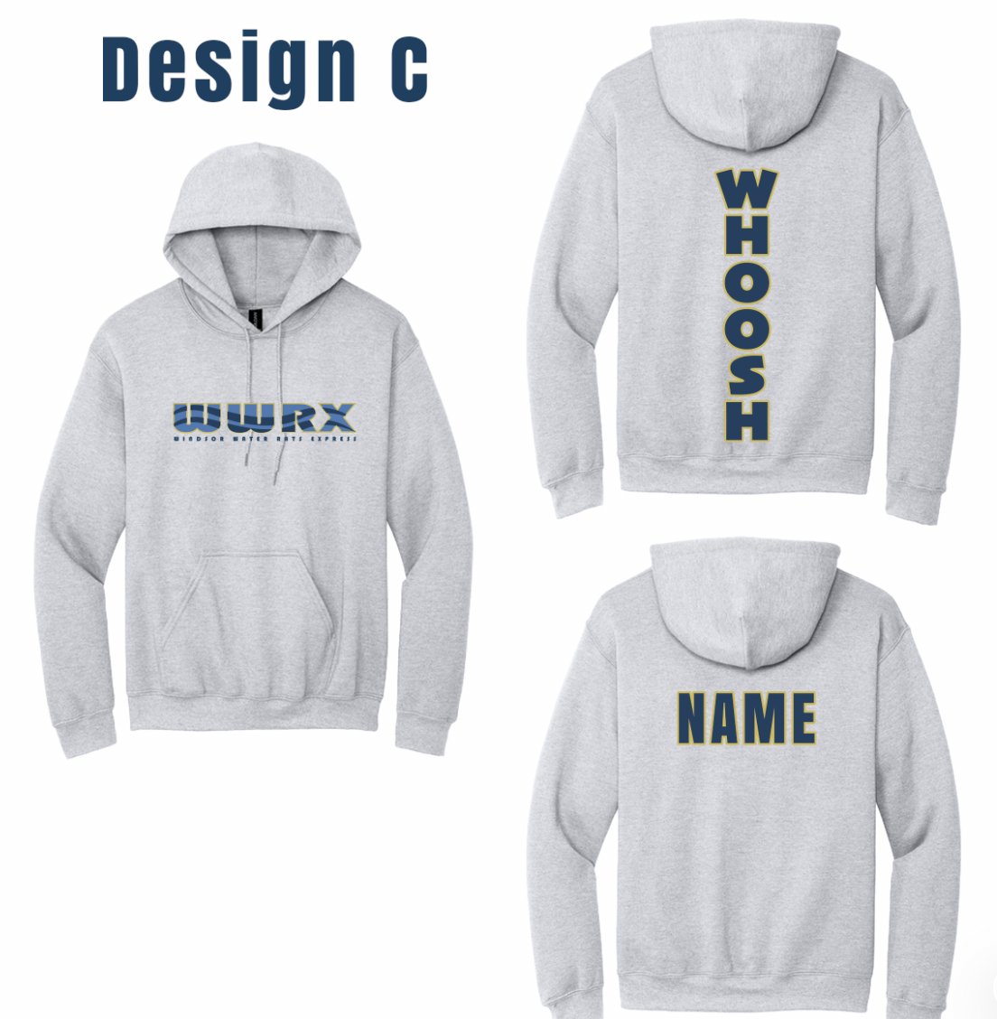 Windsor Water Rats Express Solid-Color Hoodies