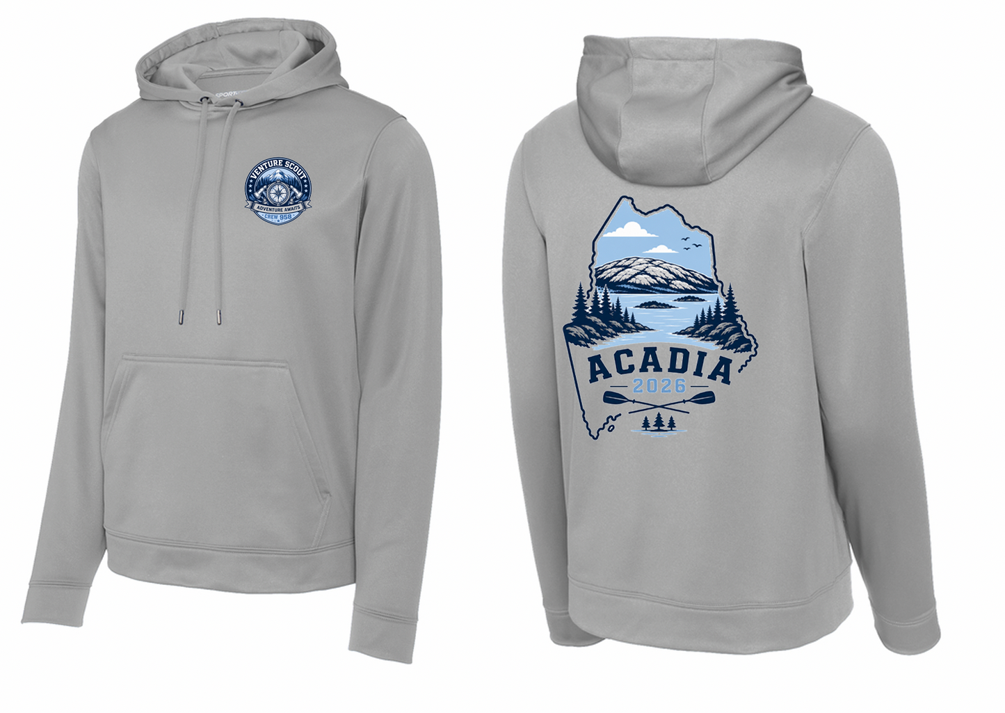 Acadia 2026 Fleece Hooded Pullover (F244)