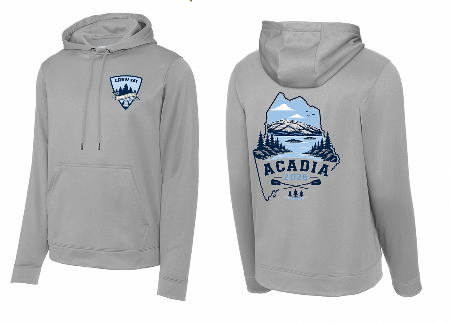 Acadia 2026 Fleece Hooded Pullover (F244)