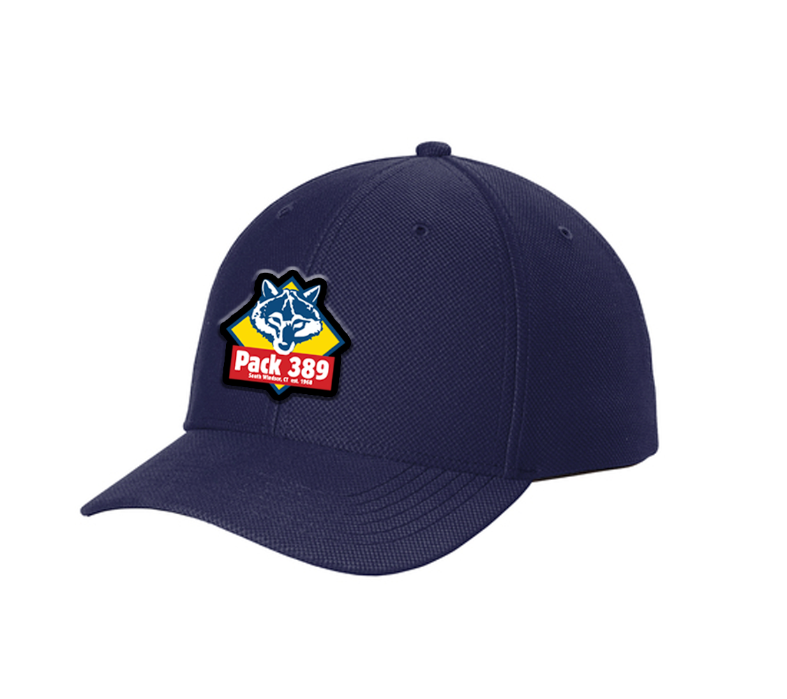 Pack 389 - Baseball Cap with Leather Patch
