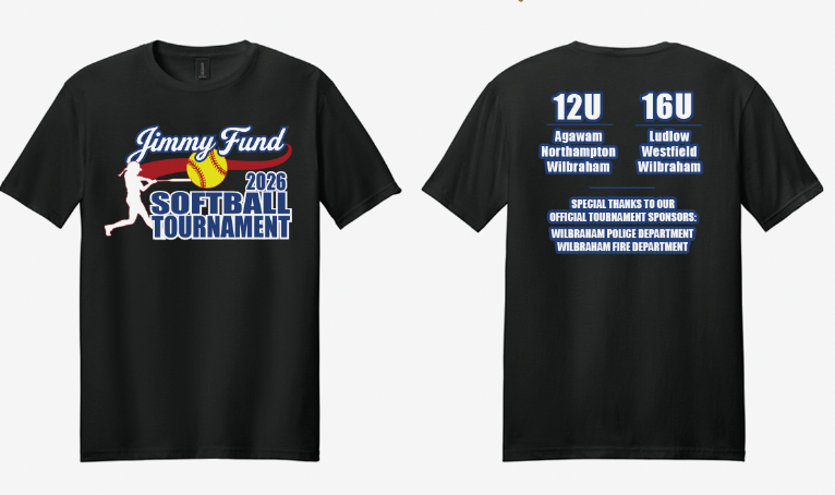 D2 Softball Jimmy Fund Softball Tournament T-shirt