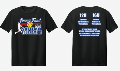 D2 Softball Jimmy Fund Softball Tournament T-shirt