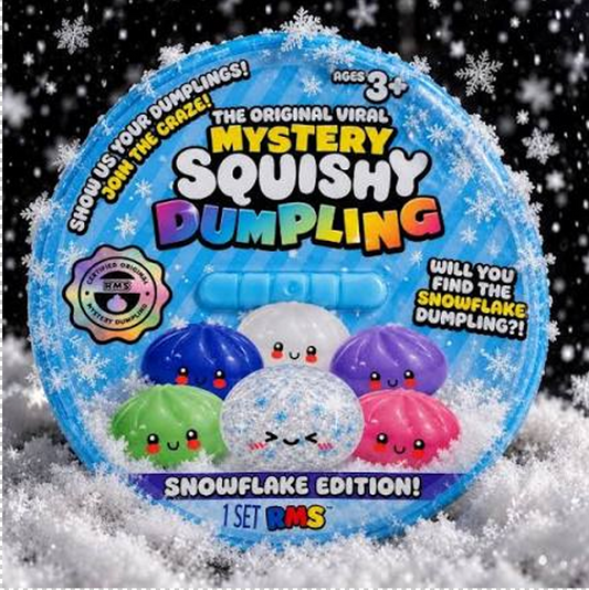 RMS® Crazy Fun™ Snowflake Crunchy Bao Bun – Ltd Ed