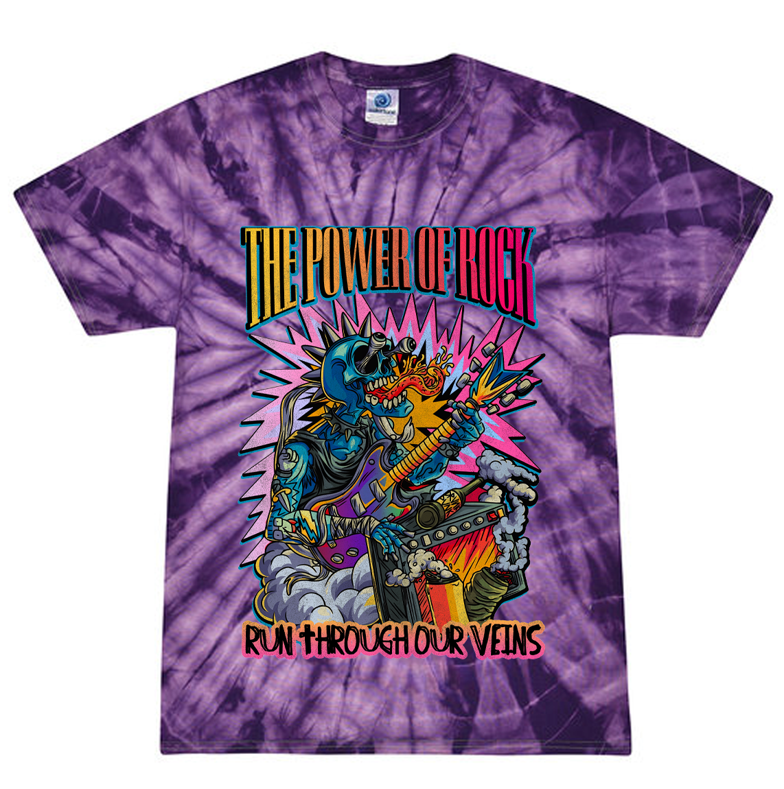 Power of Rock (Yellow to Red) Mens/Unisex